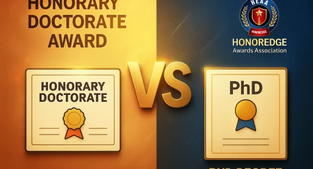 Honorary Doctorate Awards vs PhD Degree